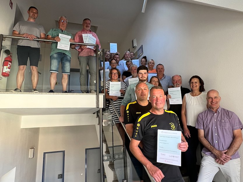 Das sind die GAK Projekttr&auml;ger (Foto: RAG Kyffh&auml;user e.V)