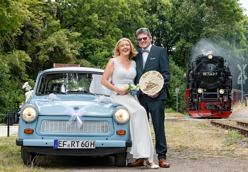 Brautpaar Beanke und Wilko Niemand (Foto: Dirk Bahnsen)