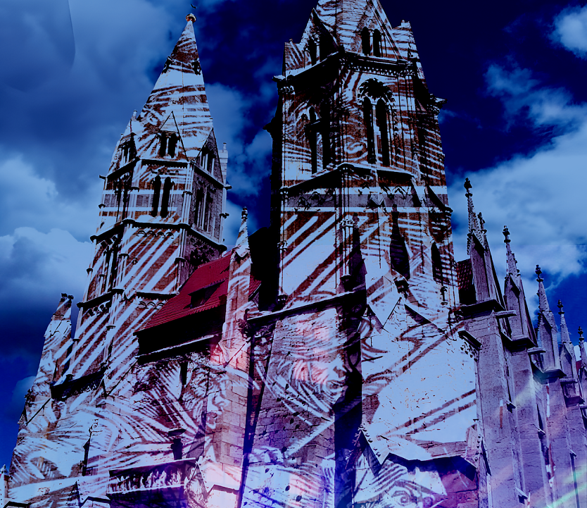 Kirchen werden beleuchtet: hier FreiheitsleuchtenDivi Blasii (Foto: © Genius Loci Weimar) Kirchen werden beleuchtet: hier FreiheitsleuchtenDivi Blasii (Foto: © Genius Loci Weimar)