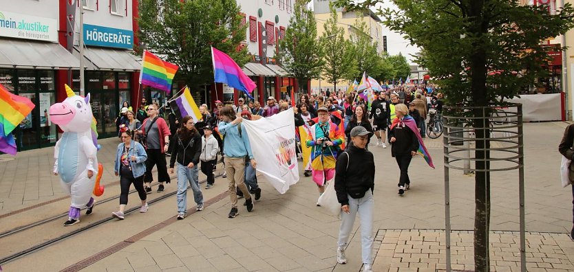 1. Christopher Street Day in Nordhausen (Foto: agl)