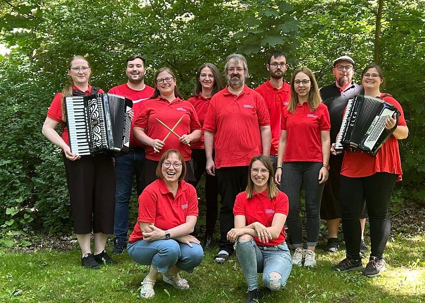 Das Happy Sound Orchester aus Breitenworbis (Foto: F&ouml;rderverein Freunde der Akkordeonmusik zu Breitenworbis)