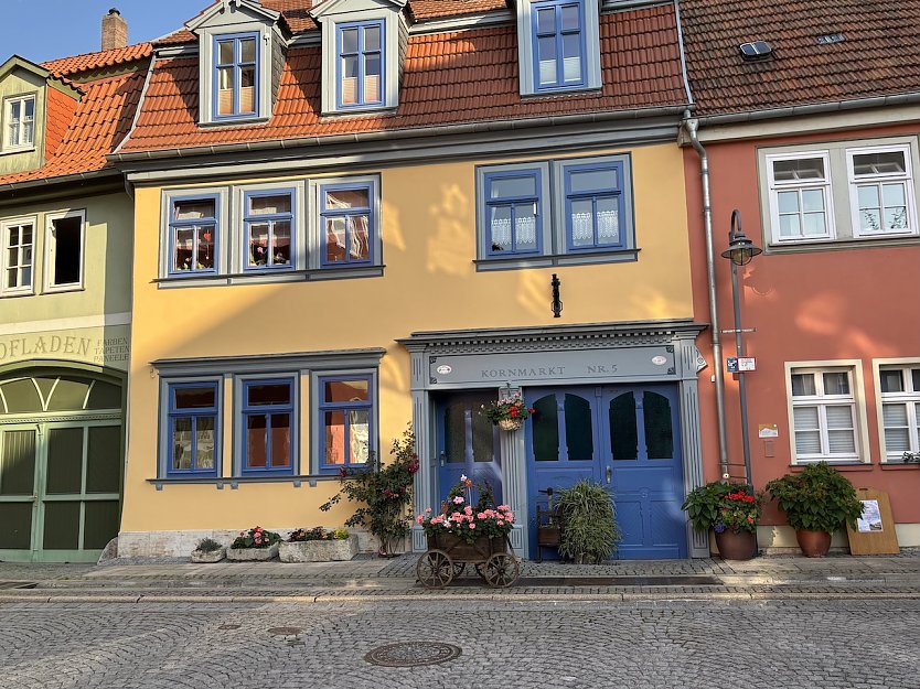 In der laut Reisereporter.de sch&ouml;nsten Kleinstadt Deutschlands: Kornmarkt Bad Langensalza (Foto: oas)