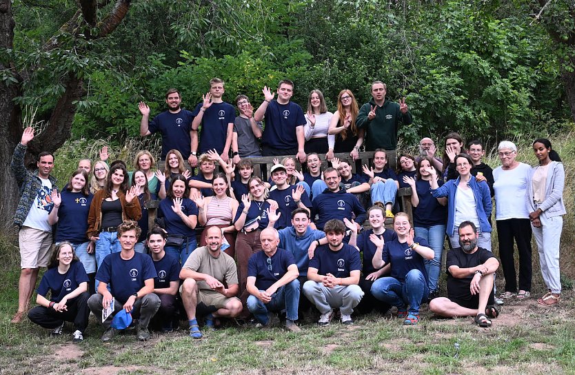 Fr&ouml;hlicher Auftakt ins handwerkercmp (Foto: G. Scholz)