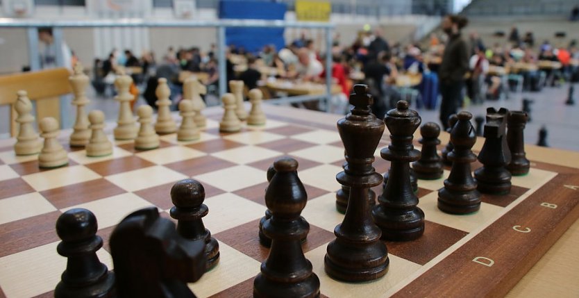 Er&ouml;ffnung der 15. Schach-Open in der Wiedigsburg (Foto: agl)