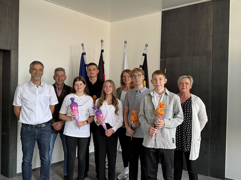 Neue Auszubildende der Stadtverwaltung (Foto: Stadt Nordhausen)