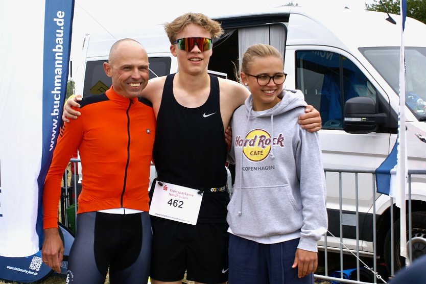 Staffel-Team v.l.: Martin H&ouml;pker, Franz St&auml;ter, Carla H&ouml;pker (Foto: Y.Khurshudian)
