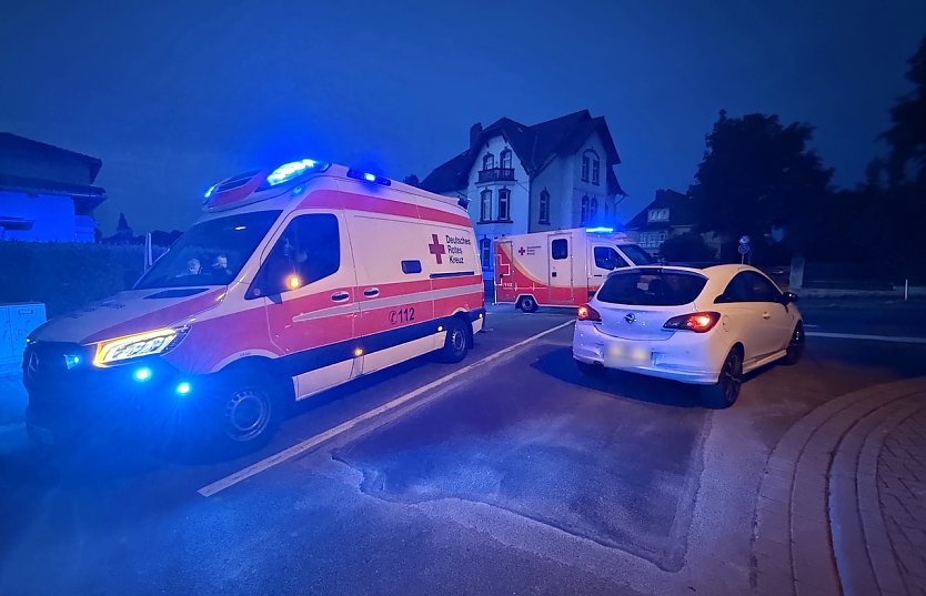 Unfall in der Possenallee gestern Abend (Foto: S.Dietzel)
