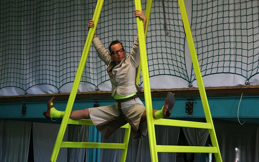 Das Foto zeigt Jana Korb beim Training. (Foto: U.Reinboth )