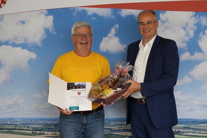 Auf dem Rad am Ball: Achim Fiebig (Foto: ykh)