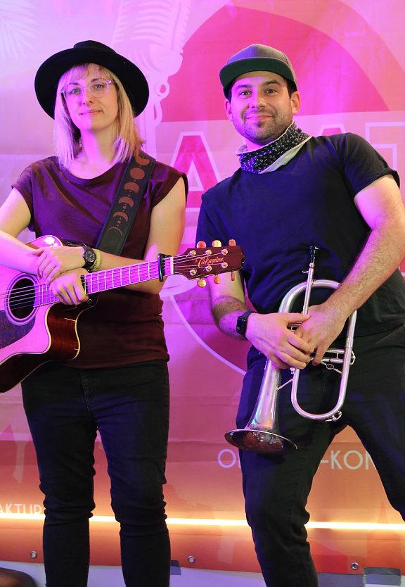 Joyce November vers&uuml;&szlig;t den Langensalzaern den August (Foto: Eva Maria Wiegand)