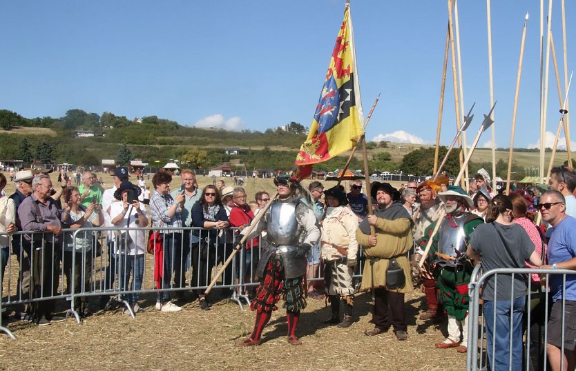 Einmarsch der s&auml;chsischen Landsknechte (Foto: agl)