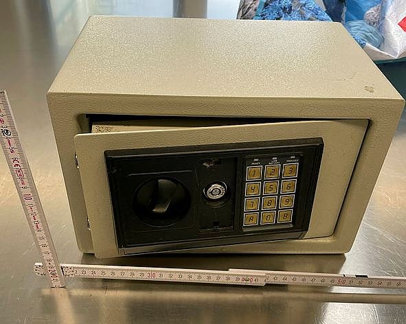 Wer erkennt diesen Safe? (Foto: LPI)