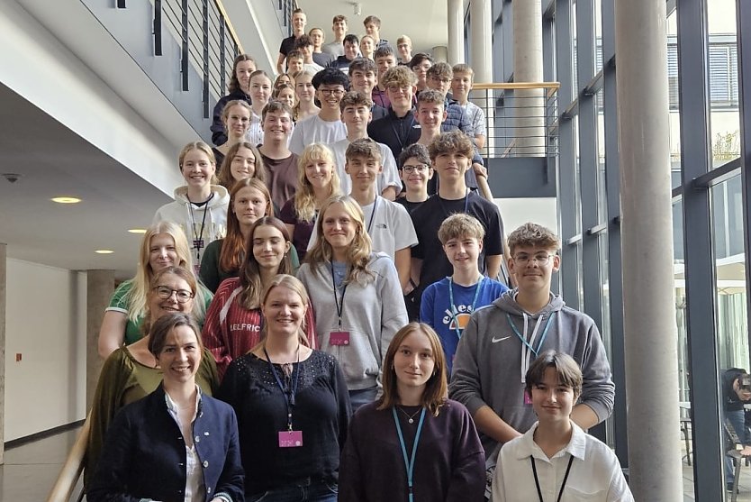 Schiller-Gymnasiasten besuchten den Th&uuml;ringer Landtag (Foto: J.Eichhorn)
