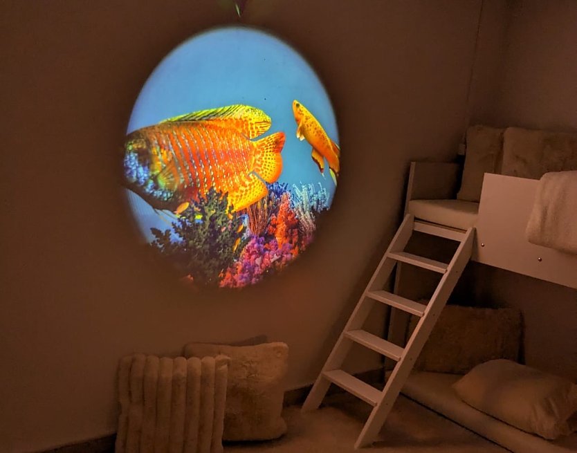 Gem&uuml;tlicher Snoezelraum in der Kita Wirbelwind (Foto: Anna-Maria Fritsche)