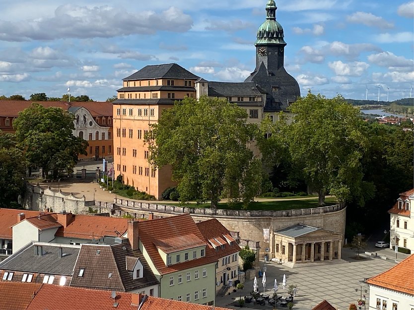 Der goldene Herbst in Sondershausen - Blick vom Kirchturm (Foto: Wolfgang Lehmann)