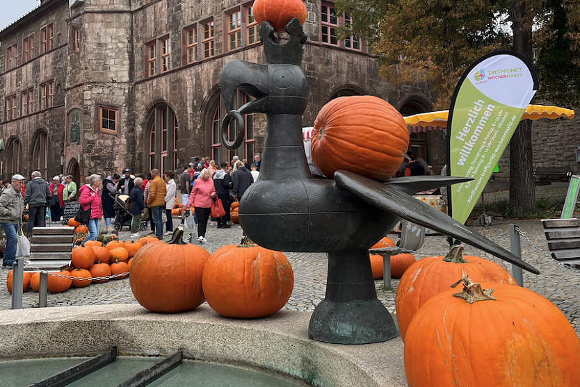 Kürbismarkt in Nordhausen (Foto: Deutsche Marktgilde) Kürbismarkt in Nordhausen (Foto: Deutsche Marktgilde)
