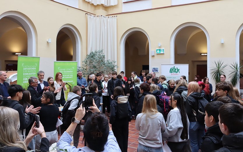 Berufsmesse in der Petersbergschule (Foto: Stadtverwaltung Nordhausen)