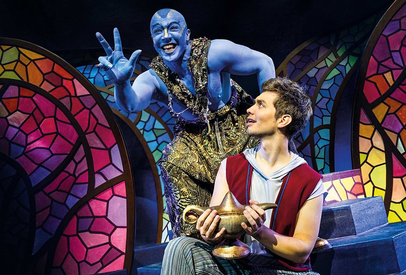 Szenenfoto aus "Aladin - das Musical" (Foto: Theater Liberi) Szenenfoto aus "Aladin - das Musical" (Foto: Theater Liberi)
