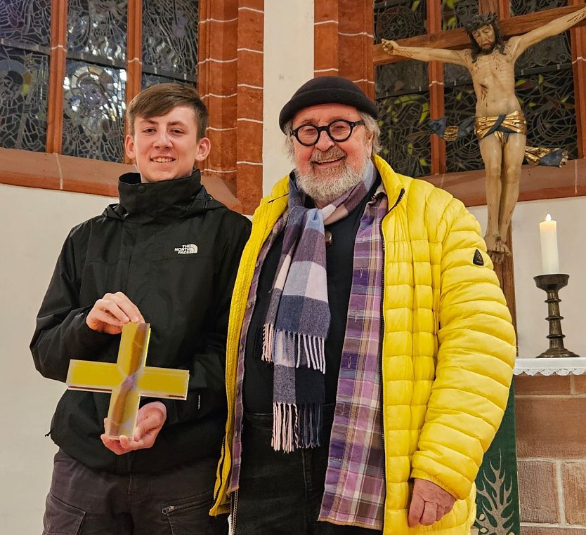 Oskar Mager und Ludger Hinse (Foto: Regina Englert/Kirchenkreis S&uuml;dharz)