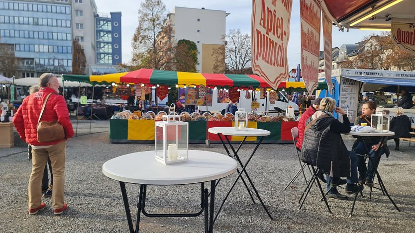 Noch bis zum Samstag auf dem August-Bebel-Platz (Foto: C. Wilhelm)