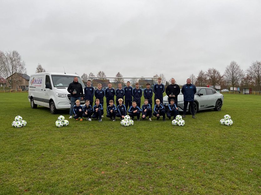 &Uuml;berraschung f&uuml;r die C-Junioren der SpG G&ouml;rsbach/Auleben (Foto: Dominik Wiederhold)