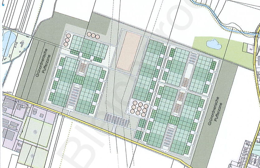Anlageplan aus der Beschlussvorlage des Gemeinderates (Foto: Landgemeinde Bleicherode)