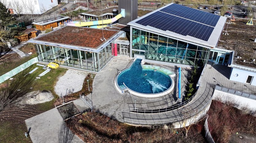 Blick auf das Leinebad (Foto: Stadt Leinefelde-Worbis)