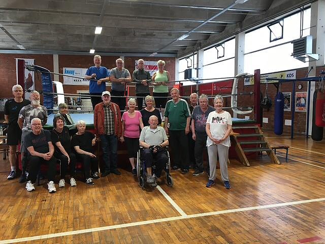 Auch im hohen Alter noch gerne im Ring - die Senioren-Boxer des NSV (Foto: K. Batke)