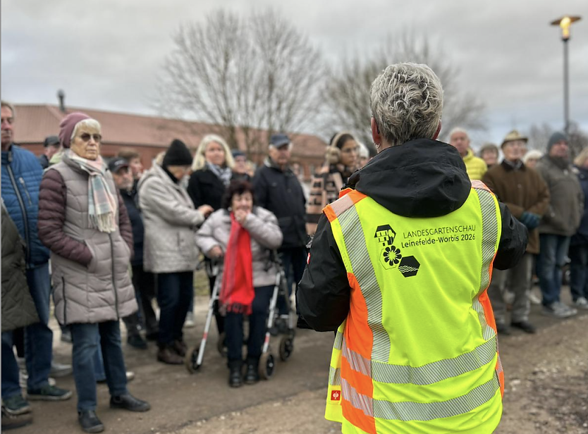Baustellenrundgang am LGS-Gel&auml;nde (Foto: Lisa Gesper)