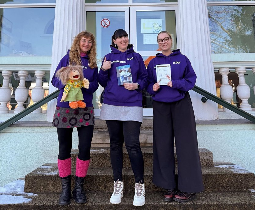 Das Familienzentrum in Nordhausen bedankt sich f&uuml;r die Unterst&uuml;tzung bei KDS.  (Foto: Annekatrin Teichmann)