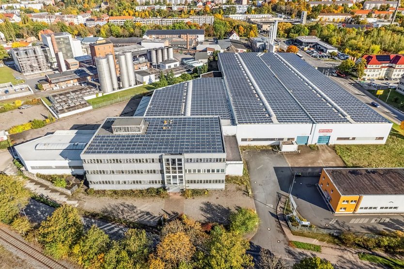 Das Industrieareal in der Erfurter Stra&szlig;e liegt gegenau gegen&uuml;ber von Nordbrand. (Foto: Alexander Schweinle)