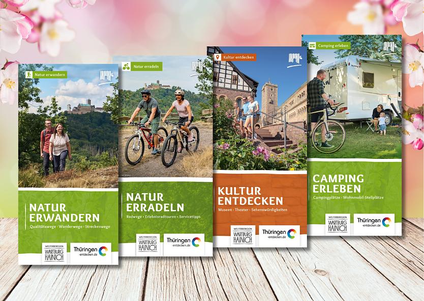 Neue Brosch&uuml;ren Welterberegion Wartburg Hainich  (Foto: Welterberegion Wartburg Hainich e.V. )