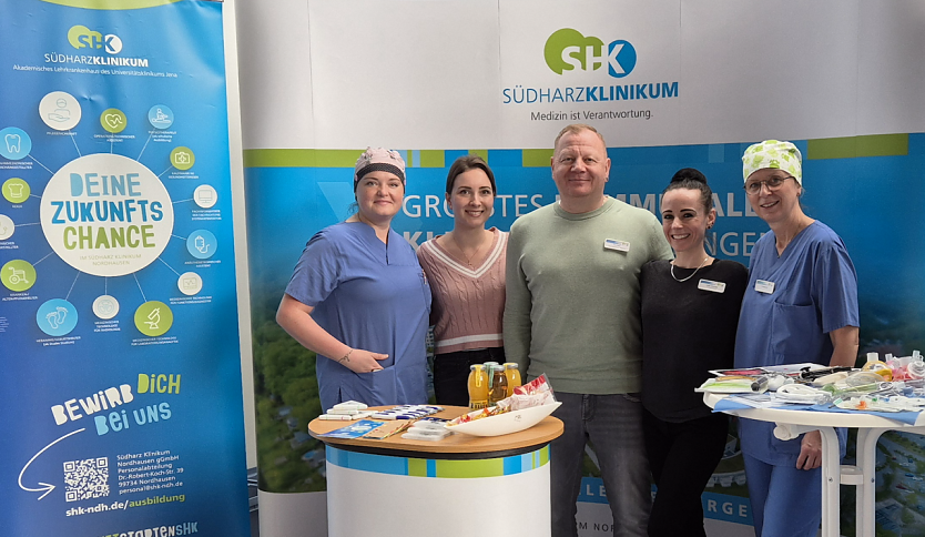 Das Karriere-Team des S&uuml;dharz-Klinikums ist Online wie Offline unterwegs (Foto: S&uuml;dharz-Klinikum)