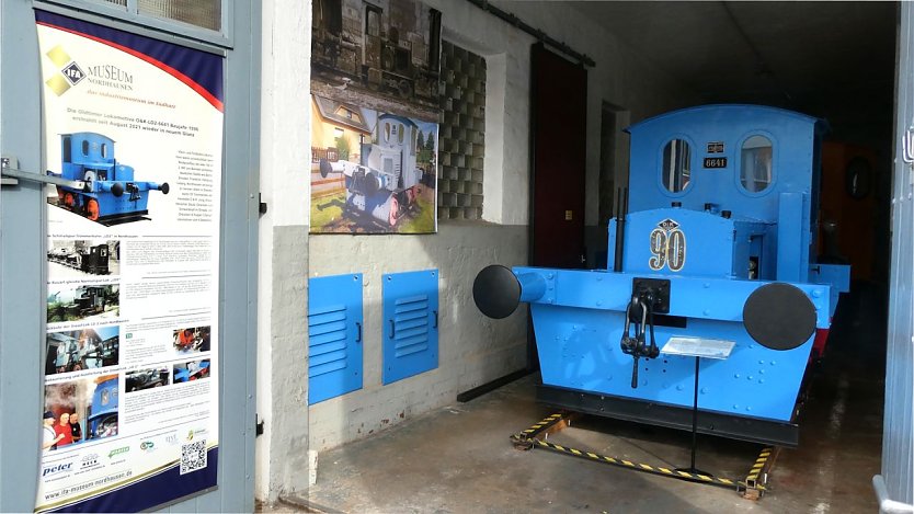 Die kleine R&uuml;ma wurde zum 90. Geburtstag aus dem Lok-Schuppen geholt (Foto: Wilfried Geiger)