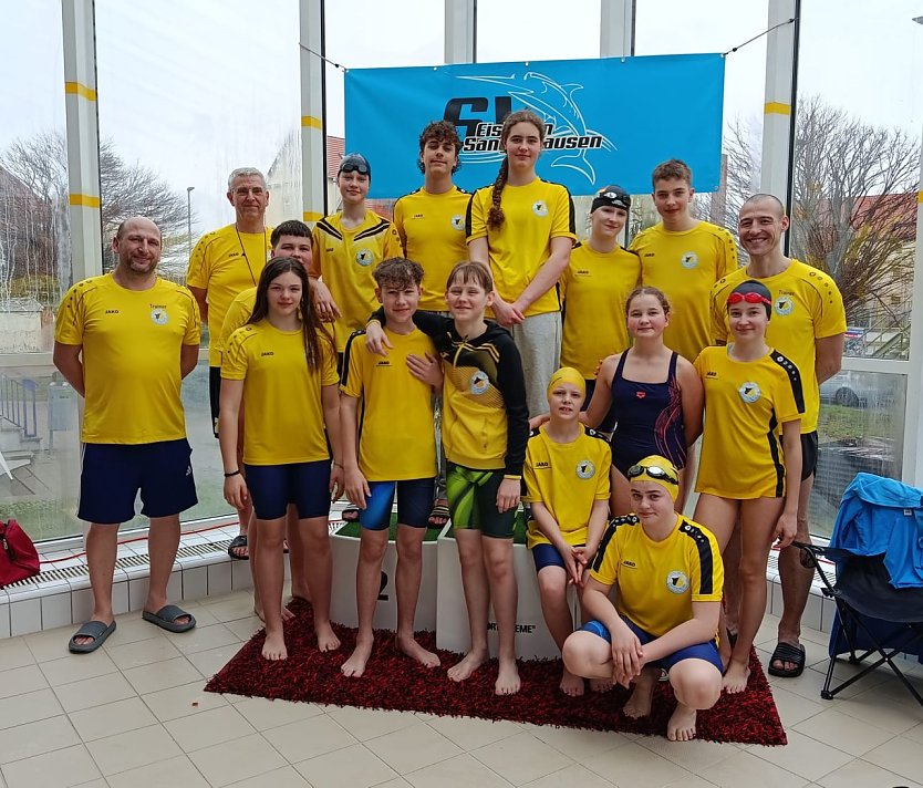 Die Nordh&auml;user Delegation in Eisleben (Foto: SVN 90)