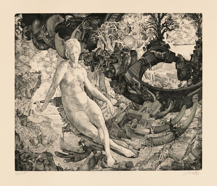 Figurative Kunst der Gegenwart zeigt die Ausstellung "Mensch und Welt" (Foto: Fred B&ouml;hme)