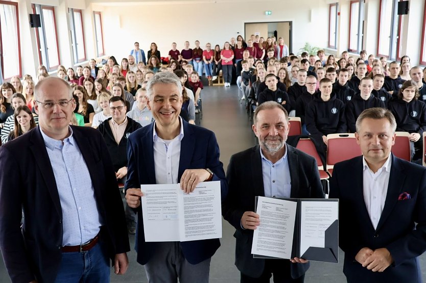 Das Schillergymnasium Bleicherode kooperiert mit einer Schule im Partnerlandkreis Gostyn in Polen (Foto: Pressestelle Landratsamt)