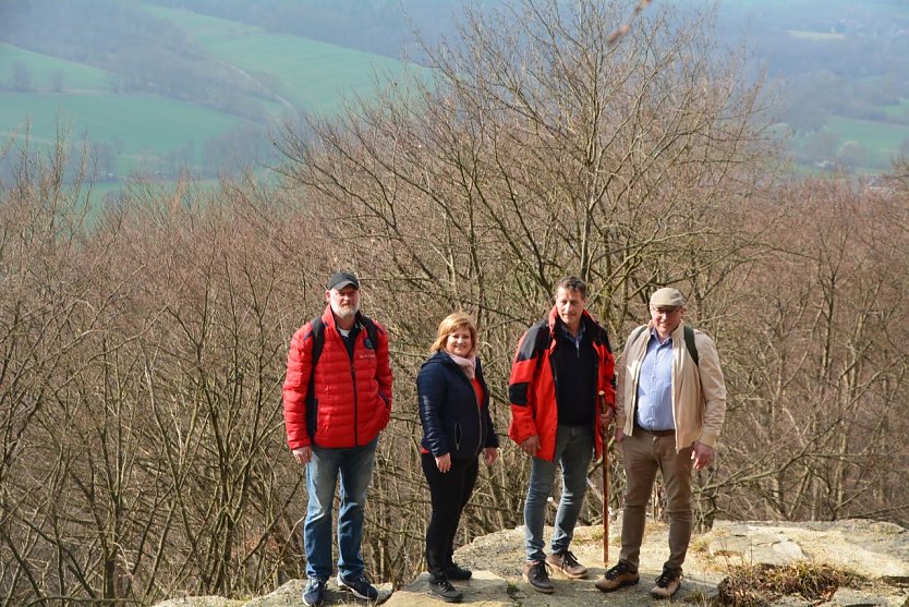 von links: Mathias Iseke, Gritt Wahsner, Heiko Steinecke, Marko Grosa. (Foto: Verein)