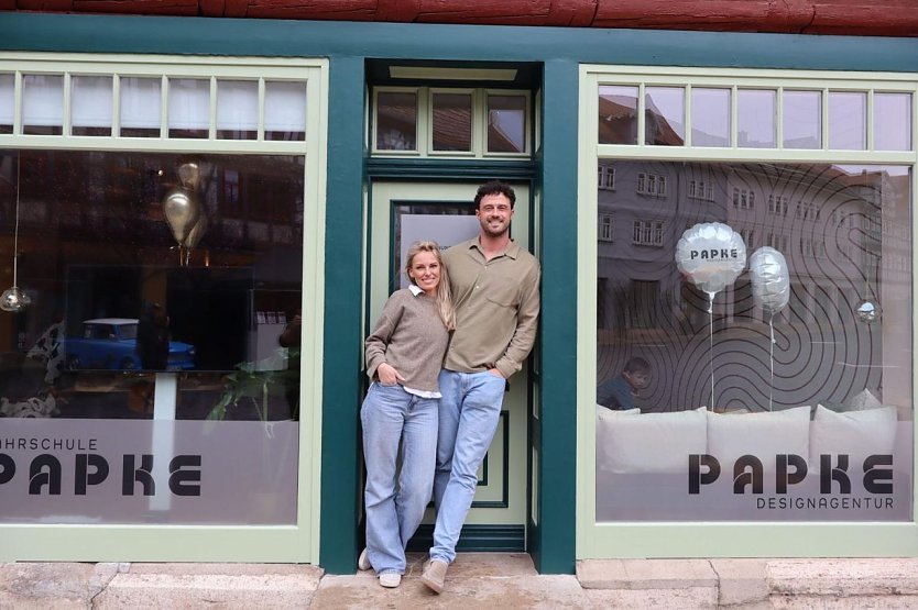 Jenny und Johannes: PAPKE & PAPKE eröffnete am Neumarkt (Foto: privat) Jenny und Johannes: PAPKE & PAPKE eröffnete am Neumarkt (Foto: privat)