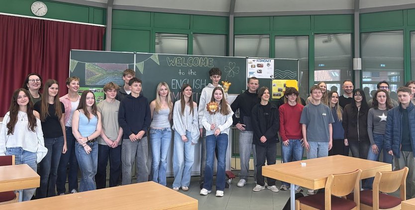 Die Teilnehmer des Englischwettbewerbs in Worbis (Foto: Schillergymnasium Bleicherode)