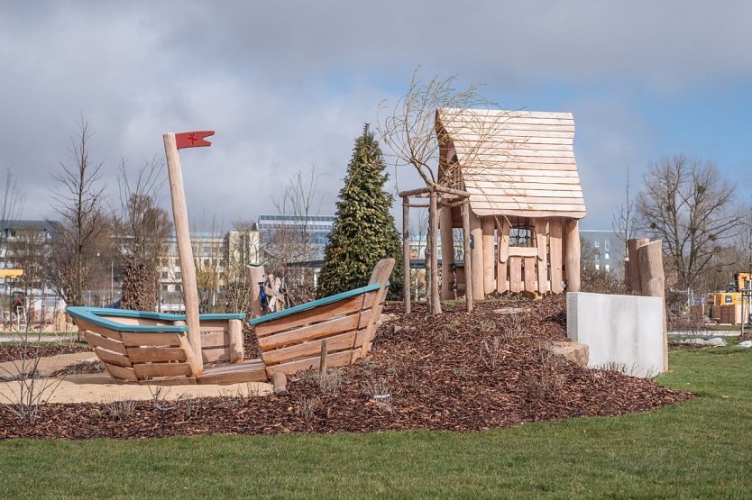 Auch Spielm&ouml;glichkeiten f&uuml;r Kinder gibt es.  (Foto: Ren&eacute; Wei&szlig;bach)