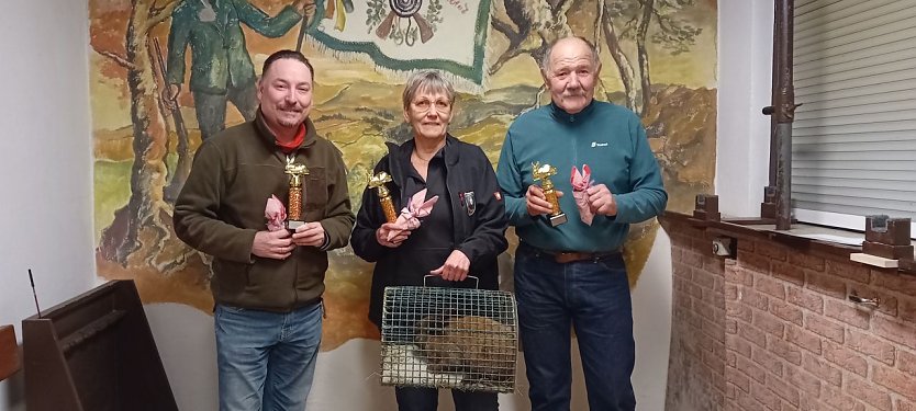 Die besten Sch&uuml;tzen beim Osterpokalschie&szlig;en.  (Foto: Angelika Engler )