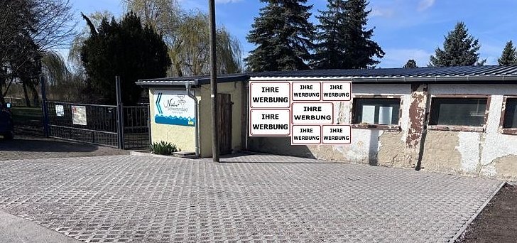 Die Mauer muss noch saniert werden. Hierf&uuml;r werden Sponsoren gesucht. Diese k&ouml;nnen sich dann an einer Werbetafel verewigen.  (Foto: Maik Balthasar)