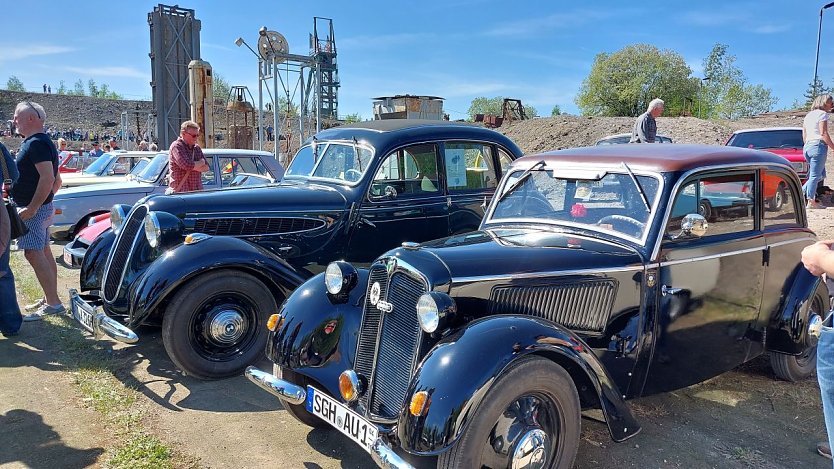 Wie in den Vorjahren verwandelt sich das Areal am Schaubergwerk in Wettelrode in eine Automeile.  (Foto: Karin Thom)
